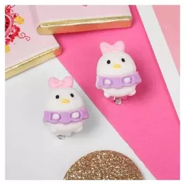 Клипсы детские "Выбражулька" цыплята, цветные