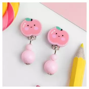 Клипсы детские "Выбражулька" фруктики, форма