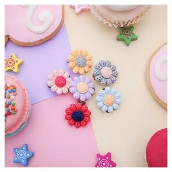 Клипсы детские "Выбражулька" ромашка полевая