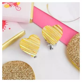 Клипсы детские "Выбражулька" сердце