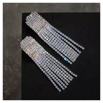 Клипсы "Вечеринка" квадрат, цвет радужный