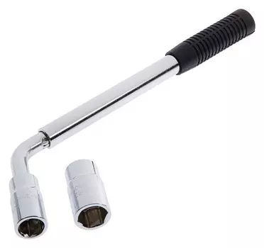 Ключ баллонный г-образный телескопический Tundra,квадрат 1/2", сменные головки 17/19/21/23 мм