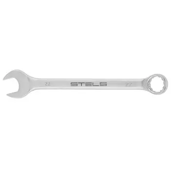 Ключ комбинированный, 22 мм, Crv, матовый хром