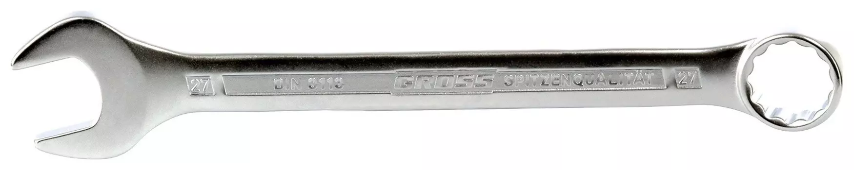 Ключ комбинированный 27 мм, Crv, холодный штамп