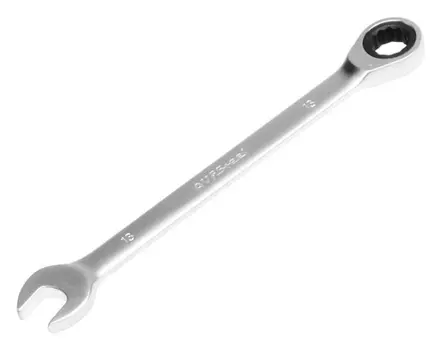 Ключ комбинированный AV Steel, трещоточный, 13 мм