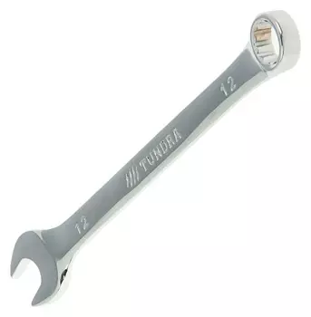 Ключ комбинированный Tundra, Crv, полированный, 12 мм