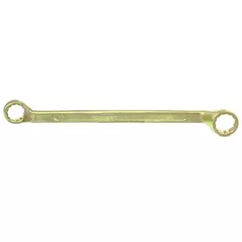 Ключ накидной, 19 х 22 мм, желтый цинк