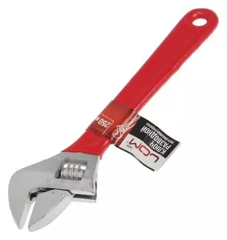 Ключ разводной лом, обрезиненная рукоятка, 250 мм