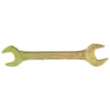 Ключ рожковый, 17 х 19 мм, желтый цинк