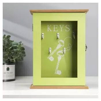 Ключница 6 крючков Связка ключей 25,5х19х6 см