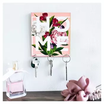 Ключница деревянная открытая Home