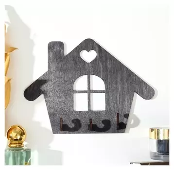 Ключница "Дом с трубой" 20х14,5 см