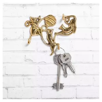 Ключница Котята 9,6 х 8 см