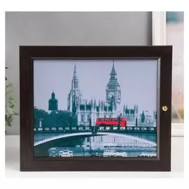 Ключница "Мост англия" венге 24х29 см см