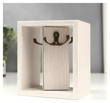 Ключница открытая "Акация-акация" 15х13х9,5 см