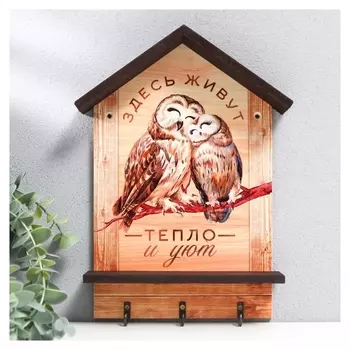 Ключница открытая "Совы" 21х29 см