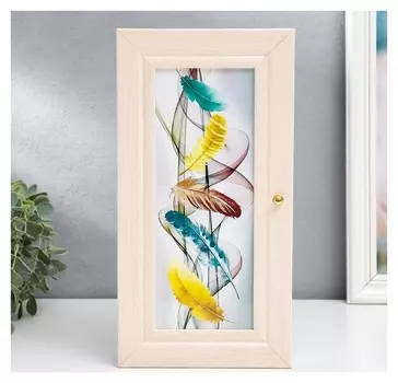 Ключница "Пять перьев" 16х31 см