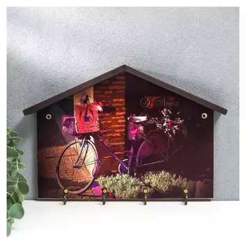 Ключница "Сиреневый велик" 19х28 см