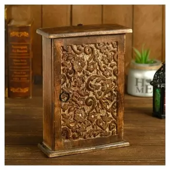 Ключница Узоры из цветов 8х18х28 см