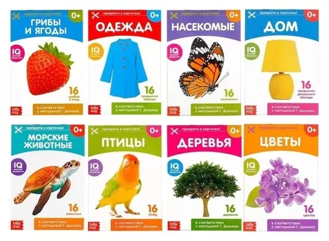 Книги Карточки Домана Окружающий мир набор 8 штук