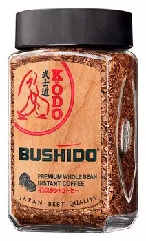 Кофе Bushido Kodo растворимый,95г стекло