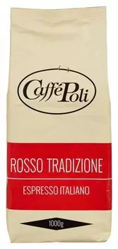 Кофе Caffe Poli Rossa в зернах, 1кг