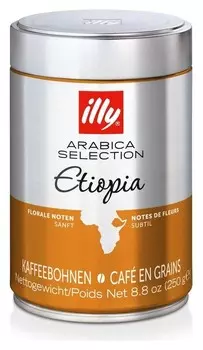 Кофе Illy эфиопия моноарабика в зернах, 250г 6859