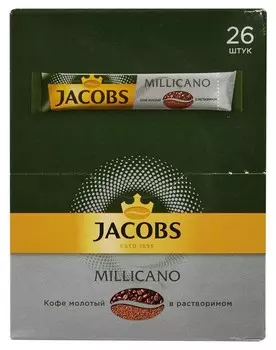 Кофе Jacobs Millicano растворимый 26штx1,8г