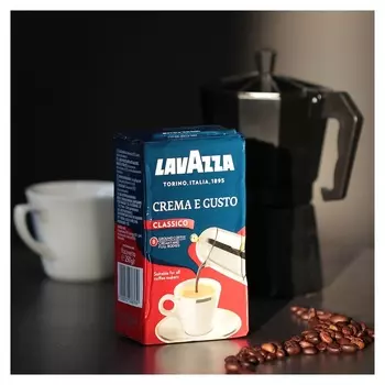 Кофе Lavazza Crema E Gusto молотый в.у. 250 гр.