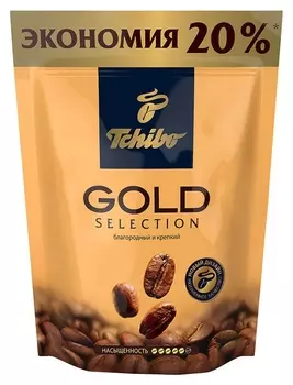 Кофе Tchibo Gold Selection раств.субл.285г пакет