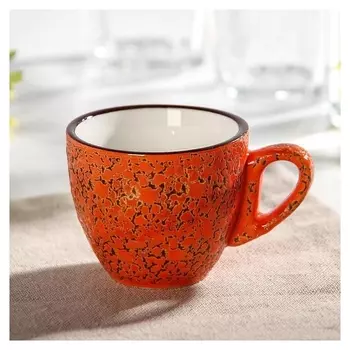 Кофейная чашка Splash, 110 мл, цвет оранжевый