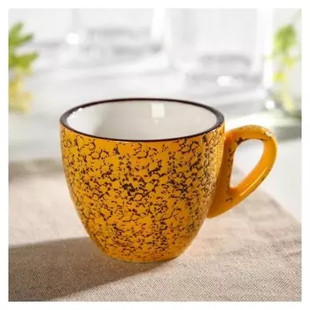 Кофейная чашка Splash, 110 мл, цвет желтый