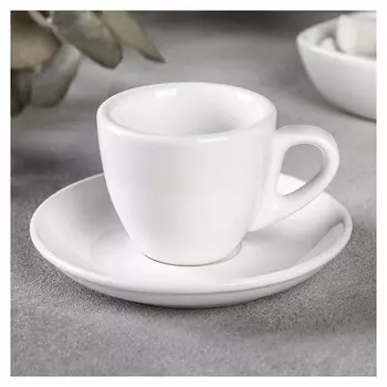 Кофейная пара, кружка 75 мл, блюдце