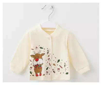 Кофточка детская, цвет экрю, рост 62 см