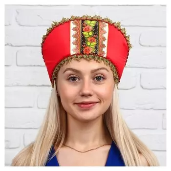 Кокошник с прямой вставкой