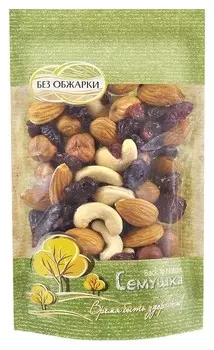 Коктейль орехов с клюквой семушка, 120г