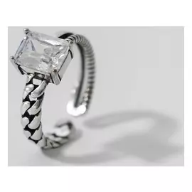 Кольцо "Блаженство" циркония, безразмерное