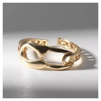 Кольцо "Булавка" тренд, цвет золото, безразмерное