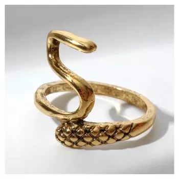 Кольцо "Искуситель", цвет чернёное золото, безразмерное