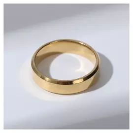 Кольцо "Массив" глянец, цвет золото, размер