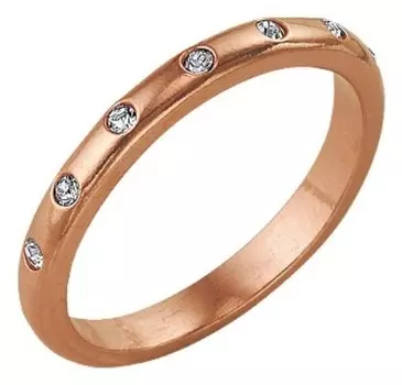 Кольцо позолота "Венчание", 17,5 размер