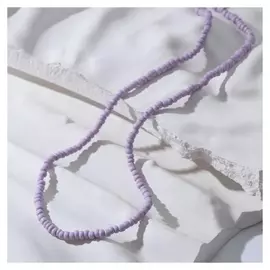 Колье "Бисер" лёгкость, цвет сиреневый, 40 см