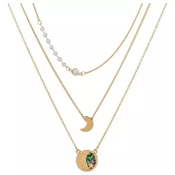 Колье многослойное