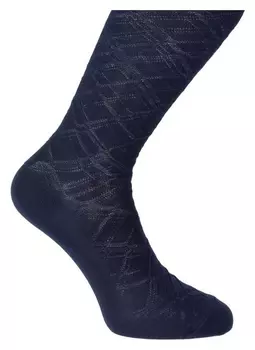 Колготки детские ажурные 2фс73-010, цвет темно-синий, рост 134-140 см