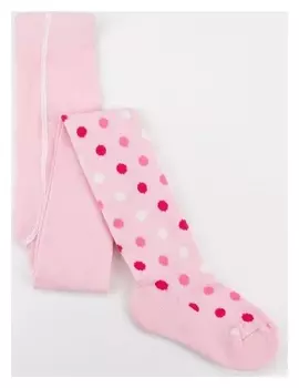 Колготки детские с плюшевым следом, цвет розовый, рост 74-80 (11-12)