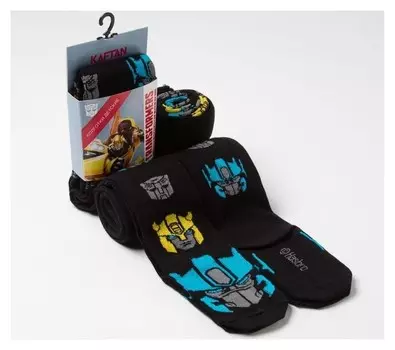 Колготки детские "Трансформеры", рост 92-98 см, чёрный