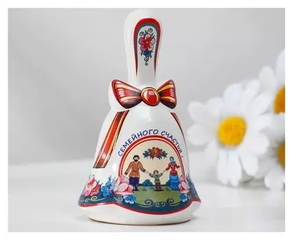 Колокольчик бант, семья, 8 см