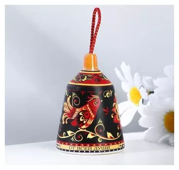 Колокольчик цветной средний, 7см