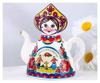 Колокольчик кукла на чайнике, 10 см