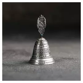 Колокольчик «Янао» серебряного цвета